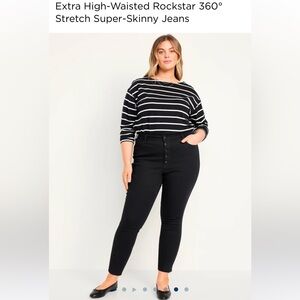 Old Navy Extra High Waisted Skinny Jeans